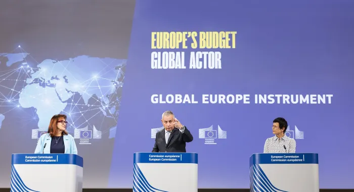 European Commissioners' press conference on Global Europe Programme, 17 July 2025