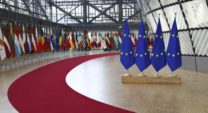 EU-Western Balkans summit flags
