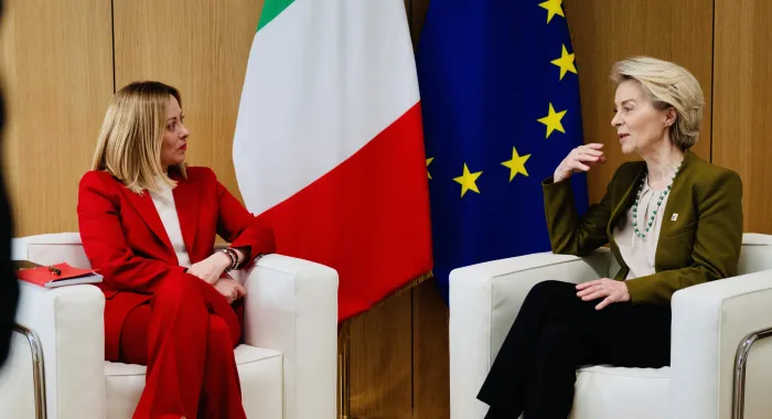 Meloni e von der Leyen 2025