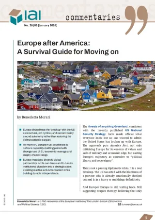 IAI Commentaries 26|03