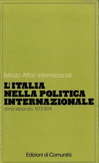 L’Italia nella politica internazionale, anno secondo: 1973-1974