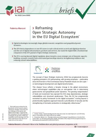 Reframing Open Strategic Autonomy in the EU Digital Ecosystem