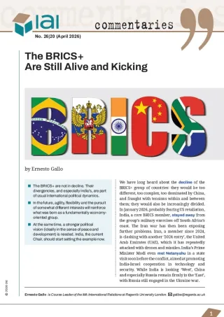 The BRICS+ Are Still Alive and Kicking