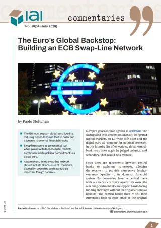 The Euro’s Global Backstop: Building an ECB Swap-Line Network