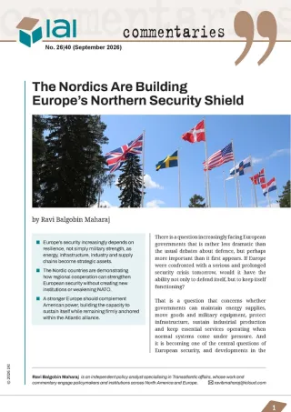 The Nordics Are Building Europe’s Northern Security Shield
