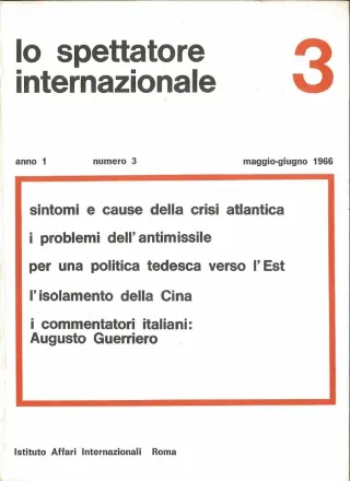 Lo spettatore internazionale, anno 1, n. 3, maggio-giugno 1966