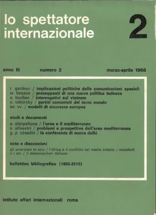 Lo spettatore internazionale, anno 3, n. 2, marzo-aprile 1968