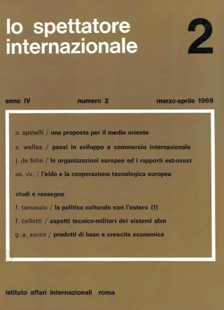 Lo spettatore internazionale, anno 4, n. 2, marzo-aprile 1969