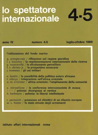 Lo spettatore internazionale, anno 4, n. 4-5, luglio-ottobre 1969