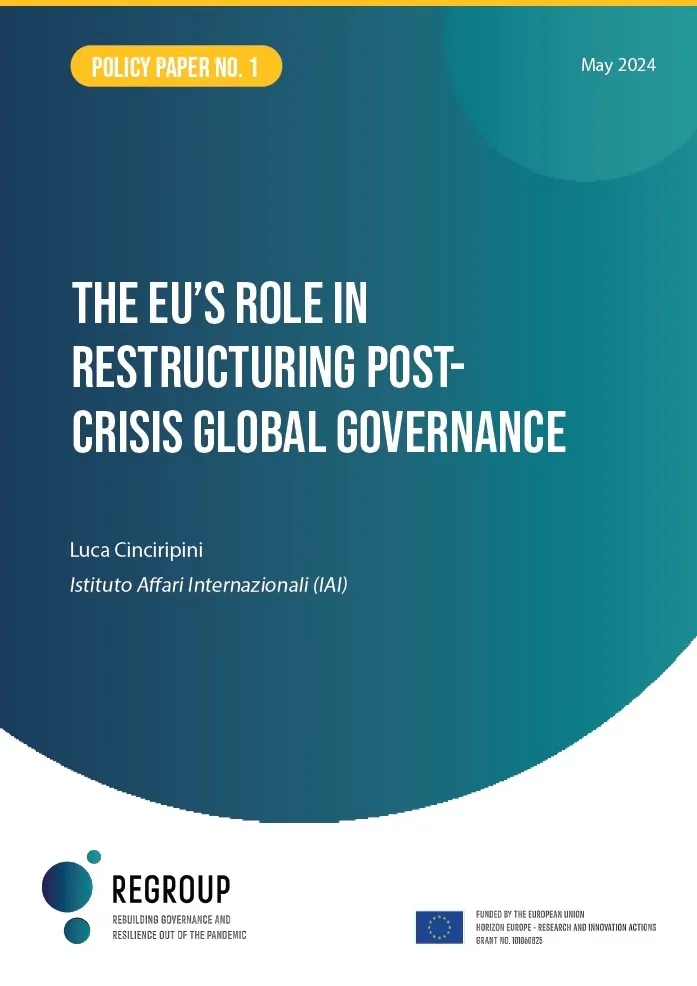 The EU’s role in restructuring post-crisis global governance | Istituto ...