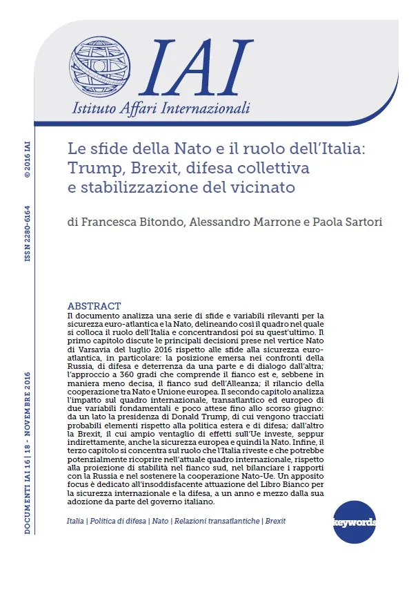 Challenges to NATO and Italy's Role | Istituto Affari Internazionali