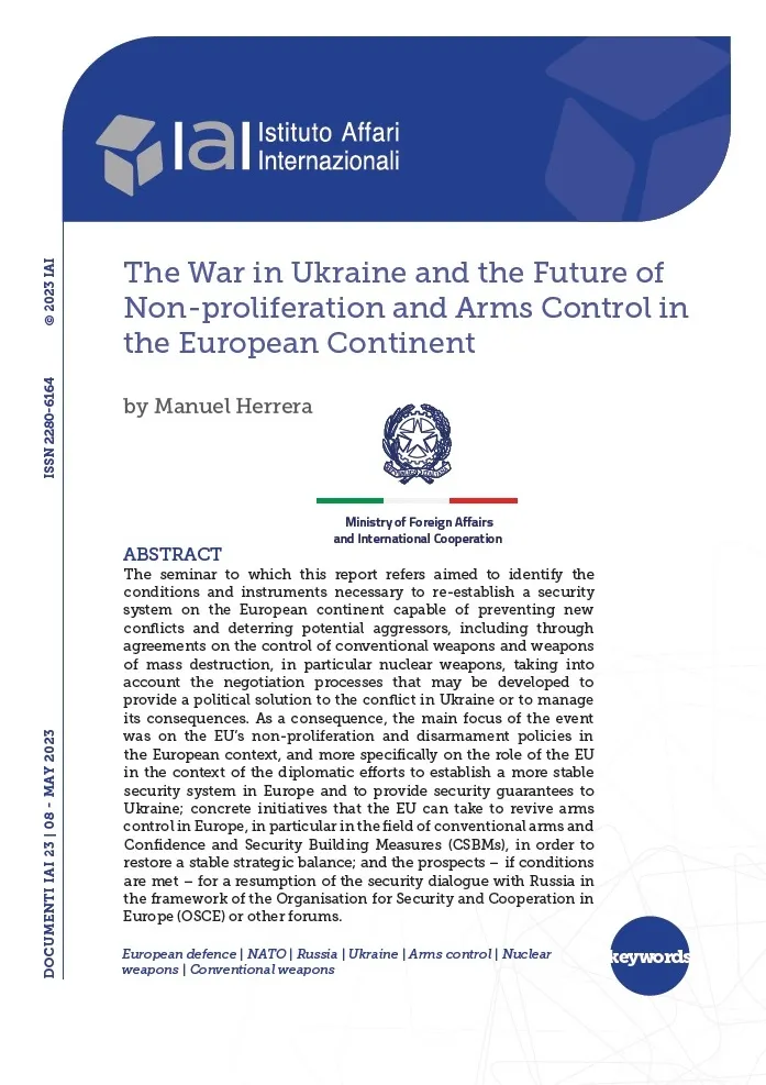 The War in Ukraine and the Future of Non-proliferation and Arms Control ...