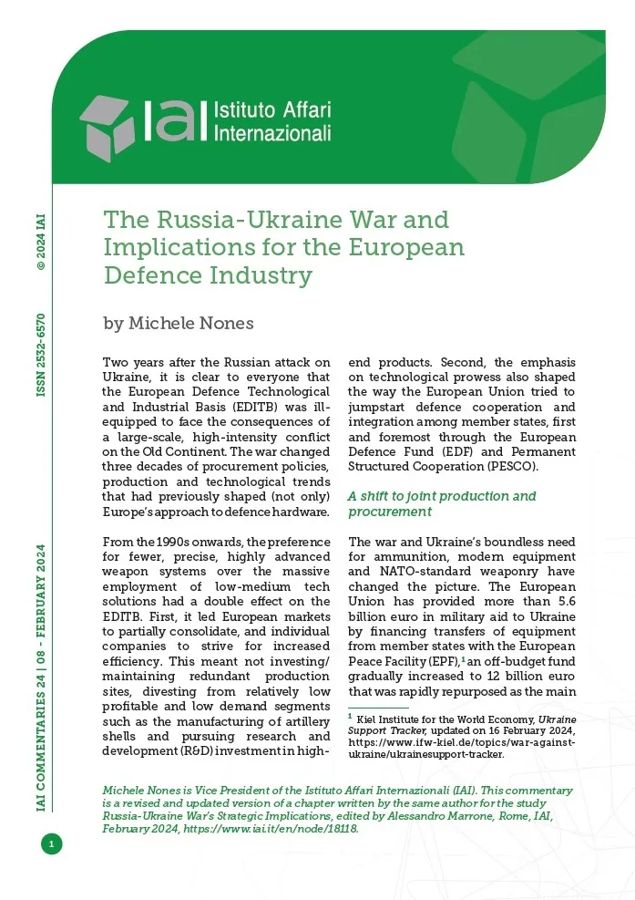 The Russia-Ukraine War and Implications for the European Defence ...