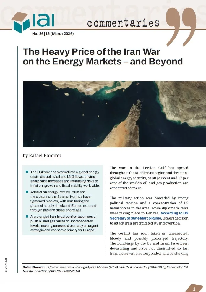 The Heavy Price of the Iran War on the Energy Markets – and Beyond ...