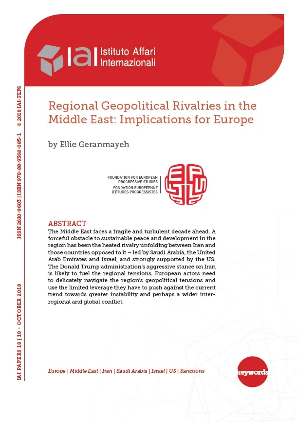 Regional Geopolitical Rivalries in the Middle East: Implications for ...