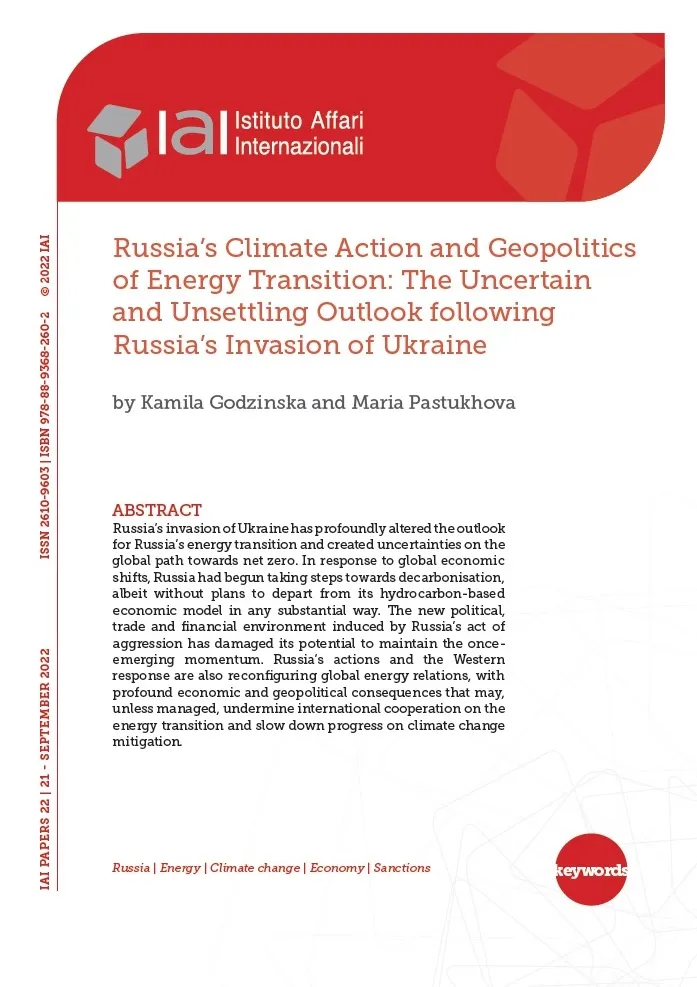 Russia’s Climate Action and Geopolitics of Energy Transition | Istituto ...