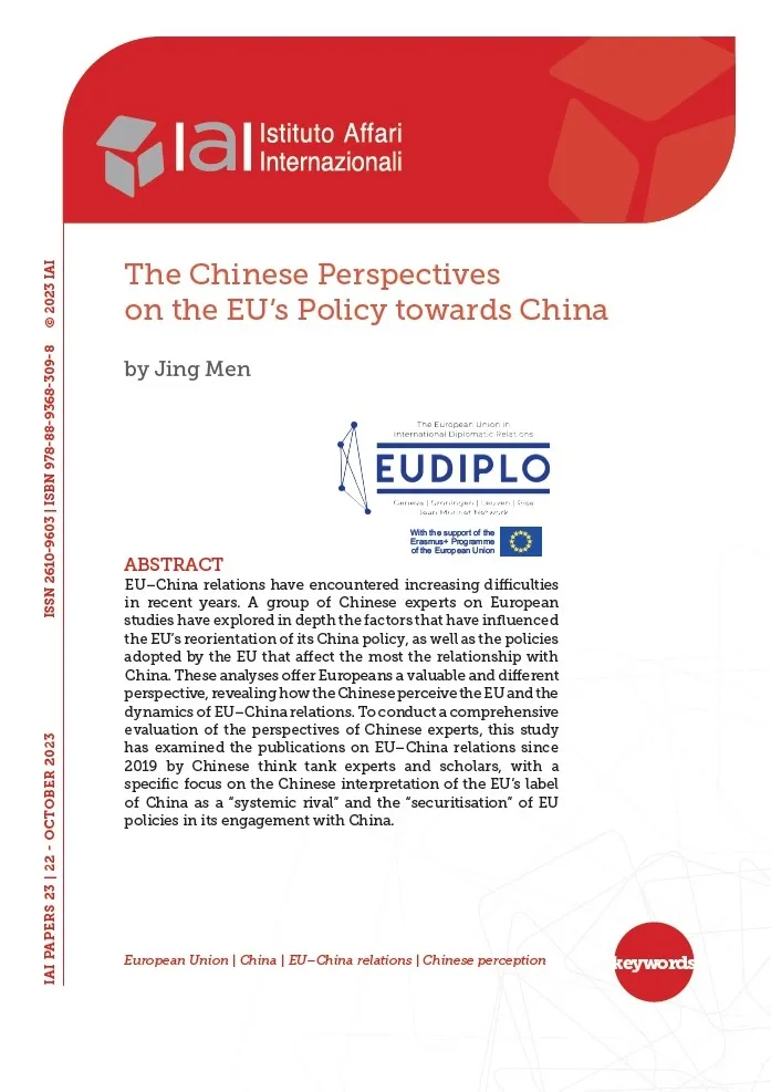 The Chinese Perspectives on the EU’s Policy towards China | Istituto ...
