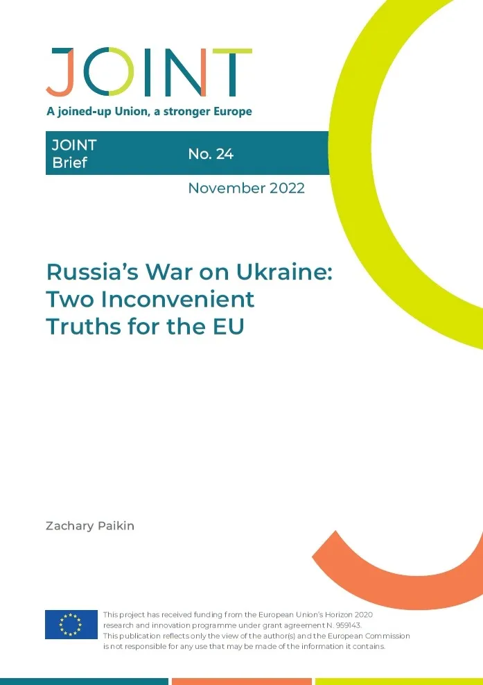 Russia’s War on Ukraine: Two Inconvenient Truths for the EU | Istituto ...