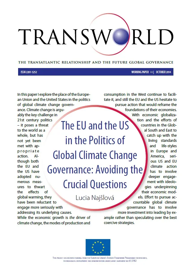 The EU and the US in the Politics of Global Climate Change Governance ...
