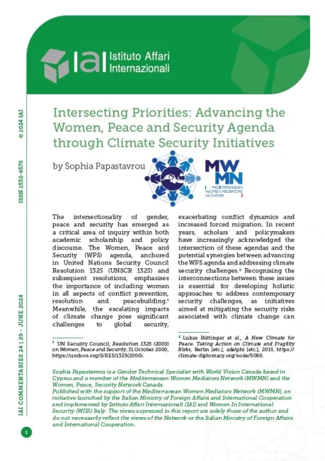 Intersecting Priorities: Advancing the Women, Peace and Security Agenda ...
