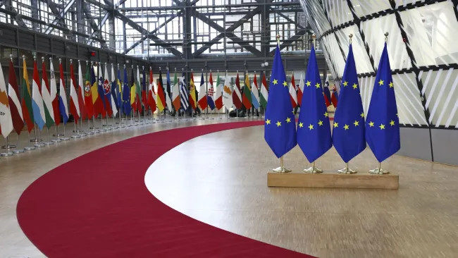 EU-Western Balkans summit flags