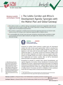 The Lobito Corridor and Africa’s Development Agenda: Synergies with the Mattei Plan and Global Gateway