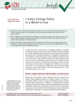 Italy&rsquo;s Foreign Policy in a World in Flux