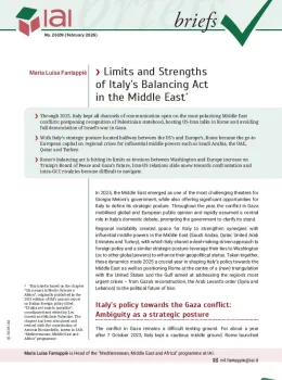Limits and Strengths of Italy&rsquo;s Balancing Act in the Middle East