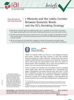 Minerals and the Lobito Corridor: Between Domestic Needs and the EU&rsquo;s Derisking Strategy