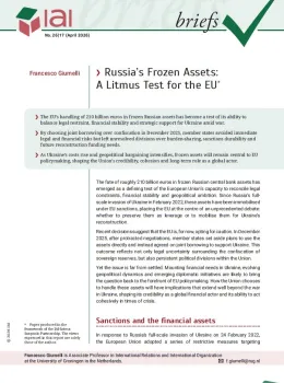 Russia&rsquo;s Frozen Assets: A Litmus Test for the EU