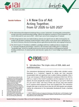 A New Era of Aid: Acting Together, from G7 2026 to G20 2027
