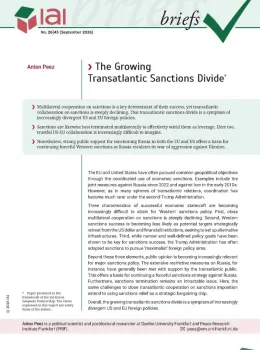 The Growing Transatlantic Sanctions Divide