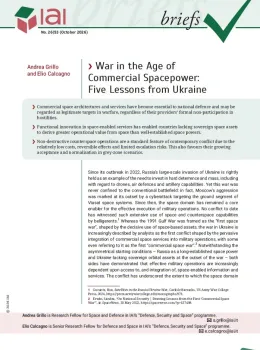 War in the Age of Commercial Spacepower: Five Lessons from Ukraine