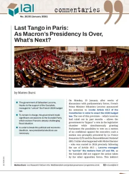 Last Tango in Paris: As Macron&rsquo;s Presidency Is Over, What&rsquo;s Next?