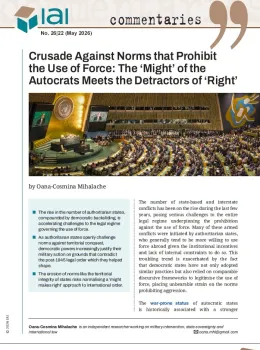 Crusade Against Norms that Prohibit the Use of Force: The &lsquo;Might&rsquo; of the Autocrats Meets the Detractors of &lsquo;Right&rsquo;