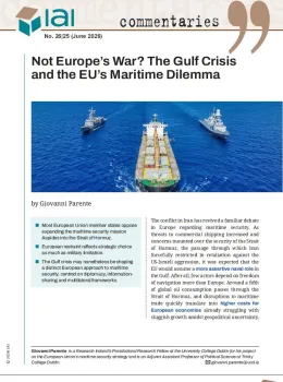 Not Europe’s War? The Gulf Crisis and the EU’s Maritime Dilemma