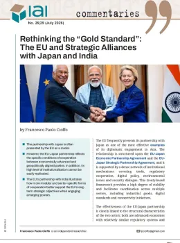 Rethinking the “Gold Standard”: The EU and Strategic Alliances with Japan and India