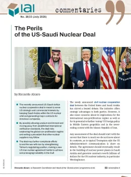The Perils of the US-Saudi Nuclear Deal
