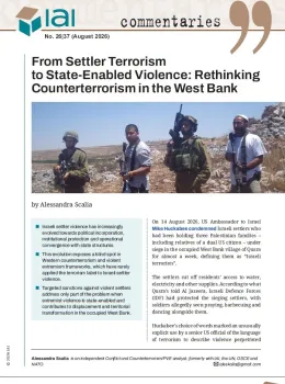 From Settler Terrorism to State-Enabled Violence: Rethinking Counterterrorism in the West Bank
