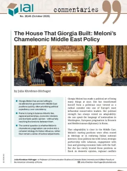 The House That Giorgia Built: Meloni&rsquo;s Chameleonic Middle East Policy