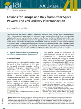 Lessons for Europe and Italy from Other Space Powers: The Civil-Military Interconnection
