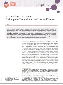 With Soldiers Like These? Challenges of Conscription in China and Taiwan
