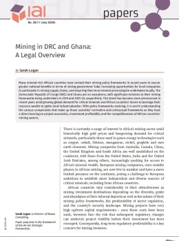 Mining in DRC and Ghana: A Legal Overview