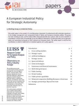 A European Industrial Policy for Strategic Autonomy