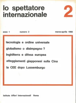 Lo spettatore internazionale, anno 1, n. 2, marzo-aprile 1966