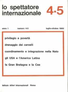 Lo spettatore internazionale, anno 1, n. 4-5, luglio-ottobre 1966