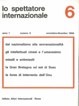 Lo spettatore internazionale, anno 1, n. 6, novembre-dicembre 1966
