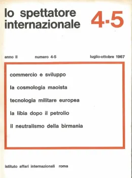 Lo spettatore internazionale, anno 2, n. 4-5, luglio-ottobre 1967