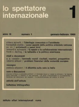Lo spettatore internazionale, anno 3, n. 1, gennaio-febbraio 1968
