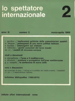 Lo spettatore internazionale, anno 3, n. 2, marzo-aprile 1968